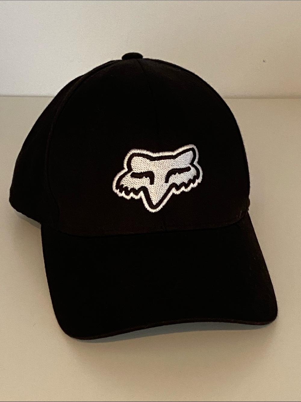 Fox Kids Black Cap with White Fox Head Logo